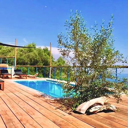 House Tanna Of Intaba Spectacular Sea Views Corfiot Riviera Spartilas Corfu Island Greece Close To Ipsos With A Shared Pool