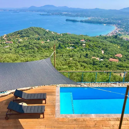 Semesterbostad House Tanna Of Intaba Spectacular Sea Views Corfiot Riviera Spartilas Corfu Island Greece Close To Ipsos With A Shared Pool Spartylas