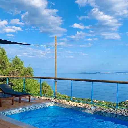 House Tanna Of Intaba Spectacular Sea Views Corfiot Riviera Spartilas Corfu Island Greece Close To Ipsos With A Shared Pool Semesterbostad